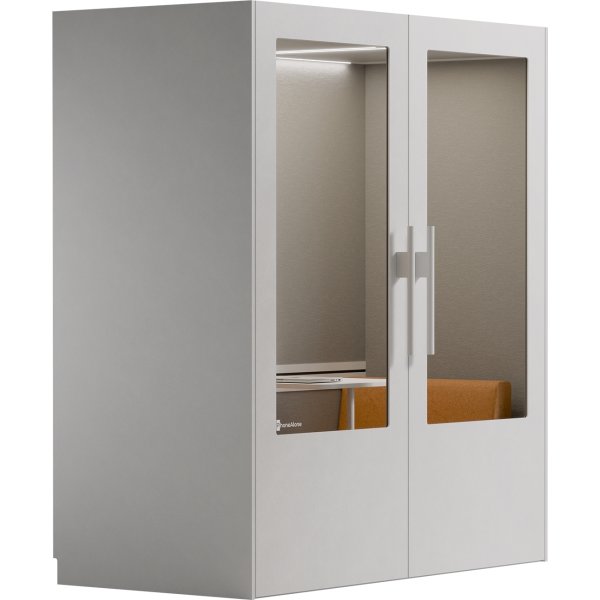 PhoneAlone Dobbeltboks, 2 pers., Hvid