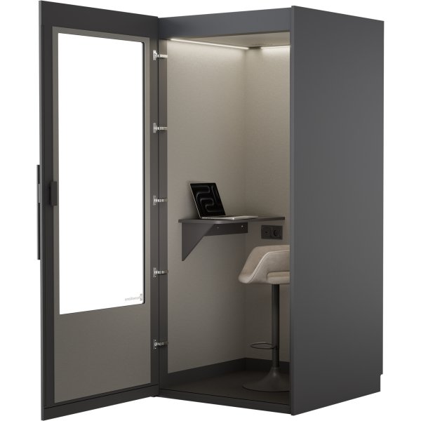 PhoneAlone Telefonboks, Grå