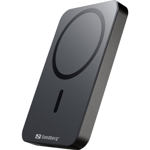 Sandberg Powerbank Trådløs, Magnet - 5000 ALU