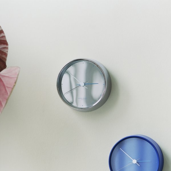 Georg Jensen Koppel Vægur 10 cm, blankpoleret stål