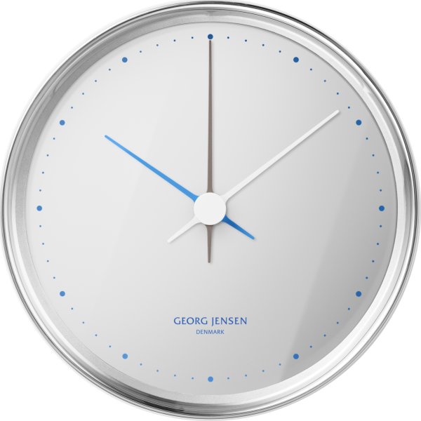 Georg Jensen Koppel Vægur 10 cm, blankpoleret stål