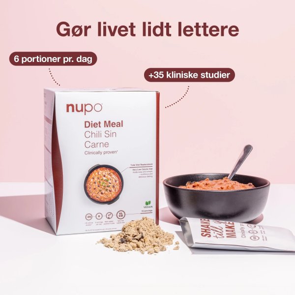 Nupo Diet Meal Chili Sin Carne, 340 g