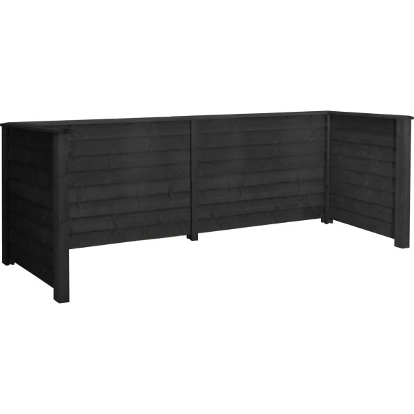 Plus Klink Renovationsskjuler, 4 spande, sort