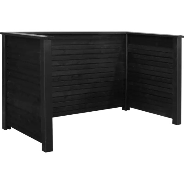 Plus Plank Renovationsskjuler, 2 spande, sort