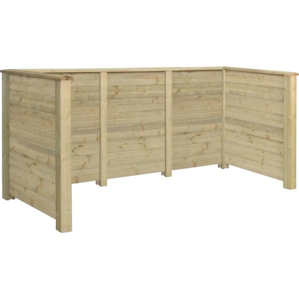 Plus Plank Renovationsskjuler, 3 spande, natur