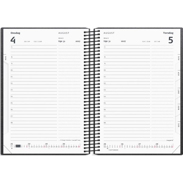 Mayland 2027 Dagkalender, genanvendt karton
