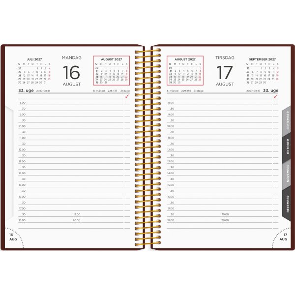 Mayland 2027 Dagkalender, soft touch