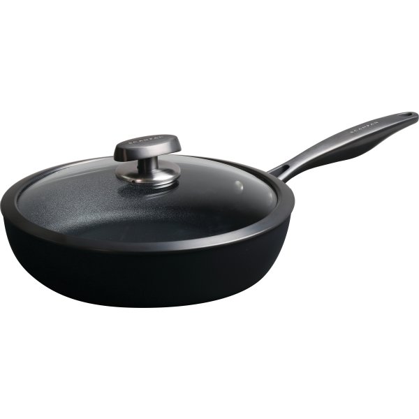 Scanpan Pro SB+ Sauterpande med glaslåg, 28 cm.