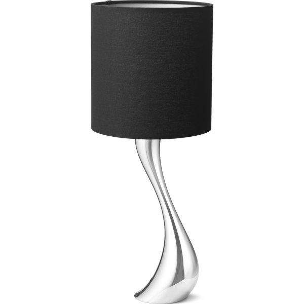 Georg Jensen Cobra Mini Lampe H40,5, sølv/sort