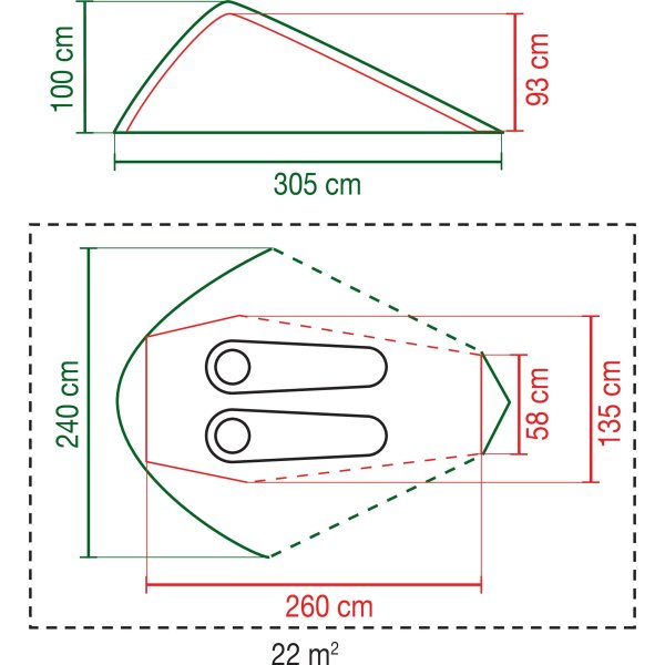 Coleman Bedrock to personers telt