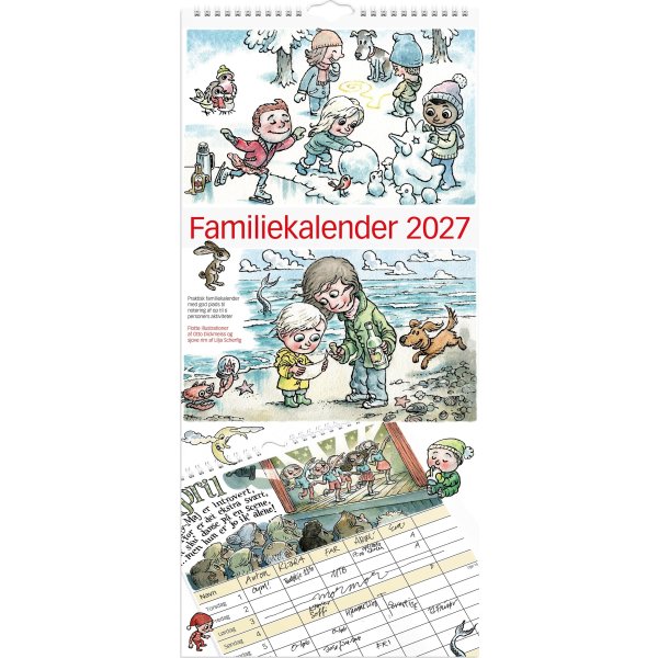 Mayland 2027 Familiekalender, 6 kol.