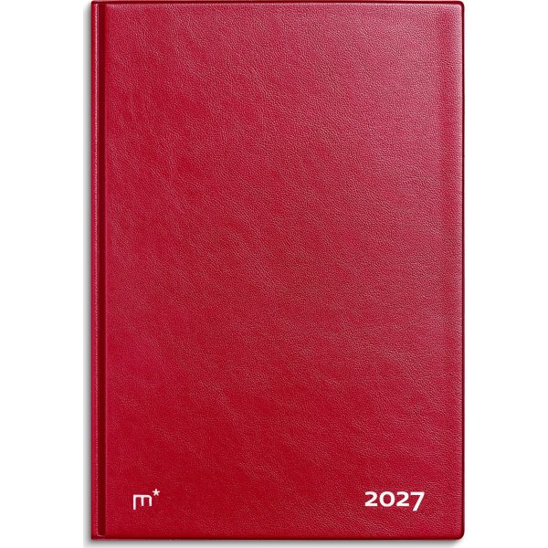 Mayland 2027 Kalender, City Diplomat, vinyl, rød