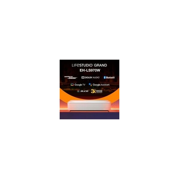 Epson projektor EpiqVision Ultra LS970W, hvid