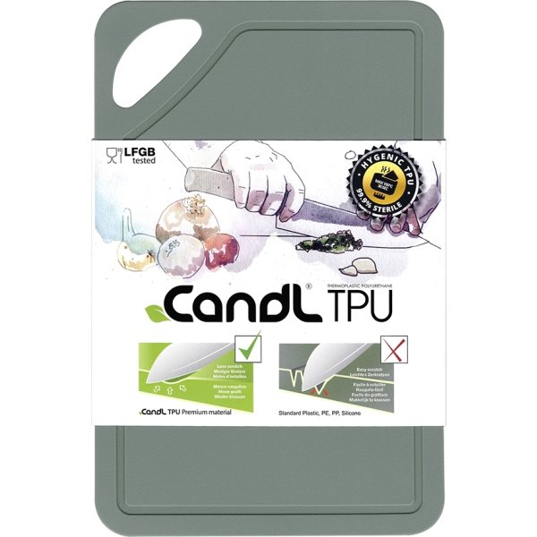 Candl TPU Skærebræt, 26x17 cm, khaki grøn