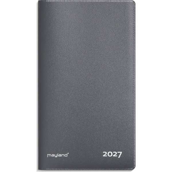 Mayland 2027 Kalender, Index Planner, grå