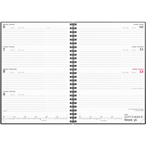 Mayland 2027 Kalender, International, gen.karton