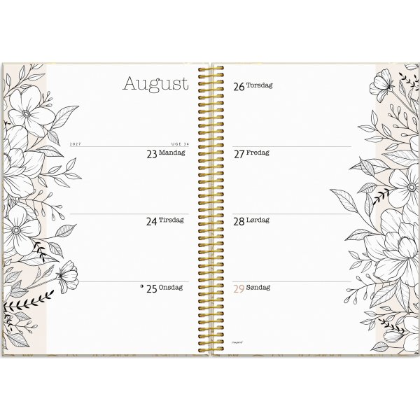 Mayland 2027 Kalender, Life Planner Bloom