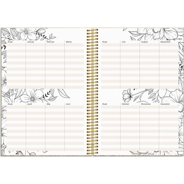Mayland 2027 Kalender, Life Planner Bloom