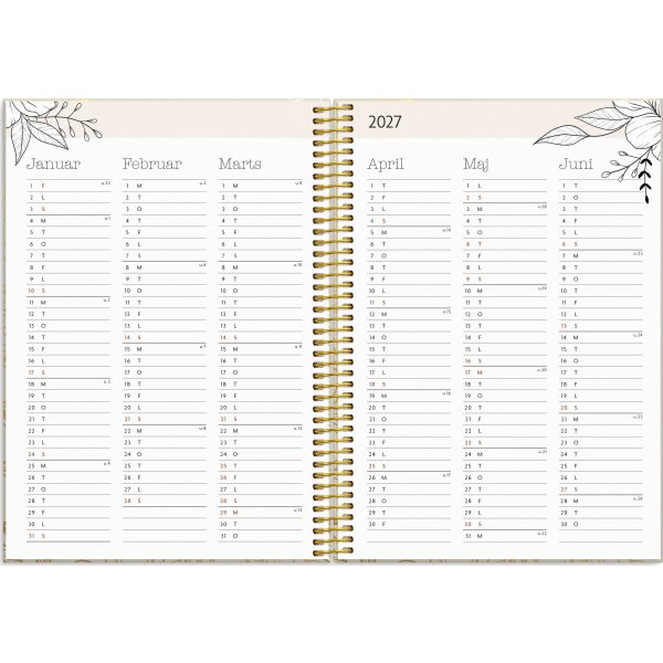Mayland 2027 Kalender, Life Planner Bloom