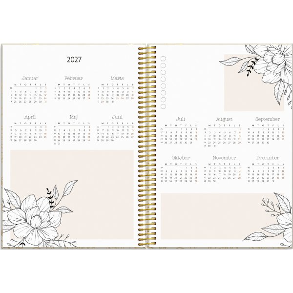 Mayland 2027 Kalender, Life Planner Bloom