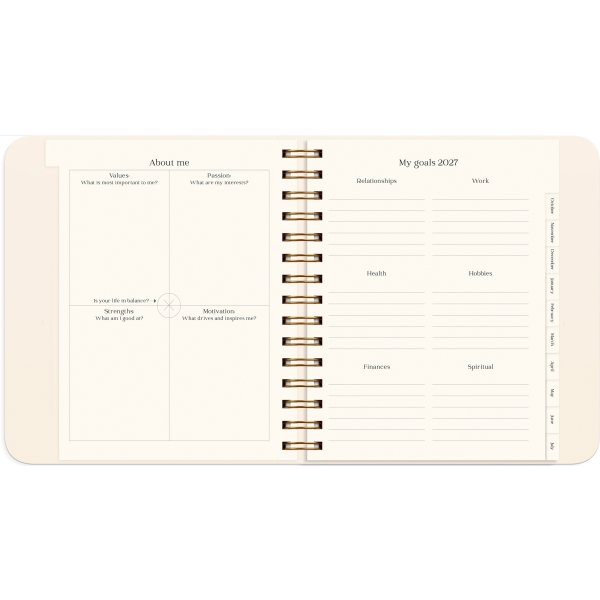 Mayland 2027 Kalender, Life Planner D. Flowers