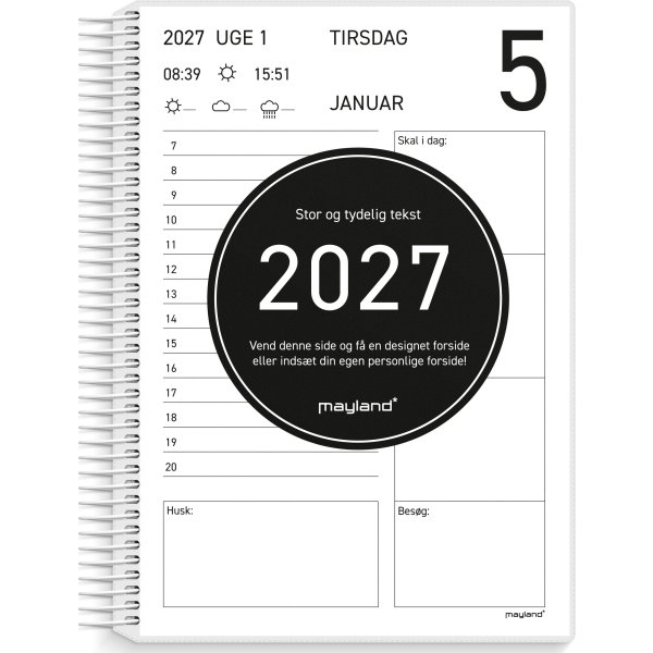Mayland 2027 Kalender, Senior