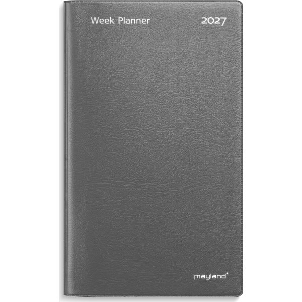 Mayland 2027 Kalender, Week Planner, vinyl, grå