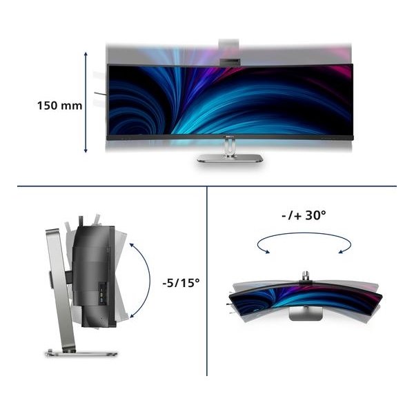 Philips 49B2U6900CH/00 48.8inch curve, skærm
