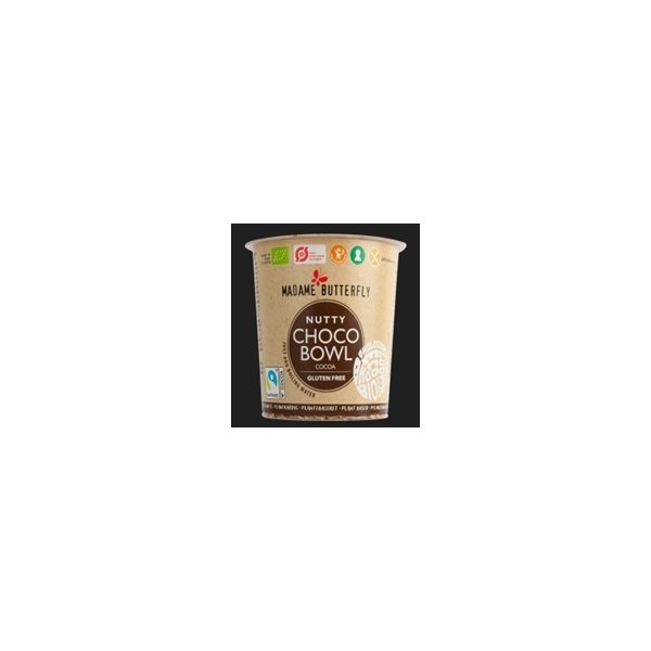 Madame Butterfly Øko Nutty Choco Bowl, 55 g
