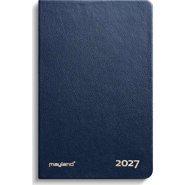 Mayland 2027 Lommekalender, kunstskind, blå