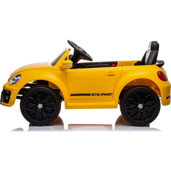 NORDIC PLAY Elbil VW Beetle Dune 2 x 10,8V, gul