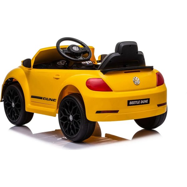 NORDIC PLAY Elbil VW Beetle Dune 2 x 10,8V, gul