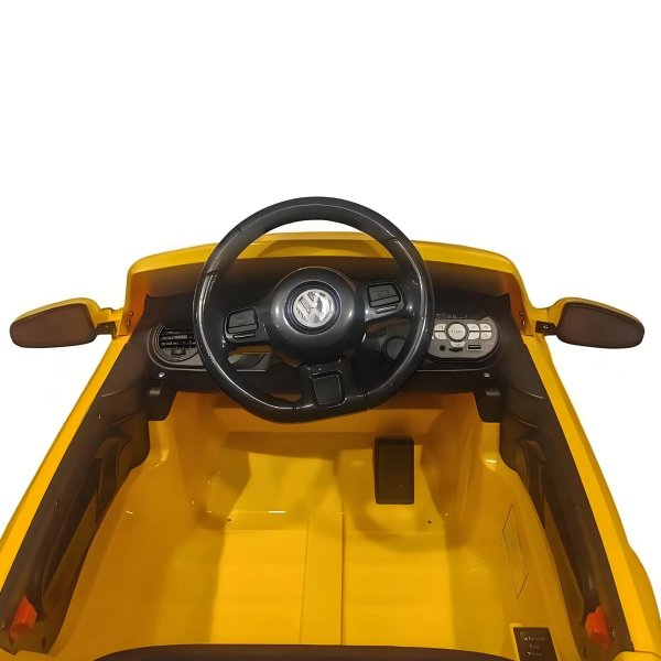 NORDIC PLAY Elbil VW Beetle Dune 2 x 10,8V, gul