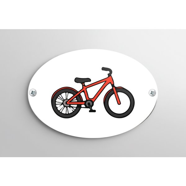 Skilt | Oval | 7 x 5 cm | M. huller