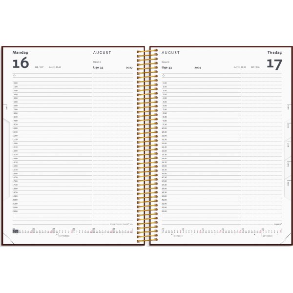Mayland 2027 Timekalender, soft touch