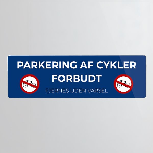 Skilt | Rektangel | 21 x 6,5 cm