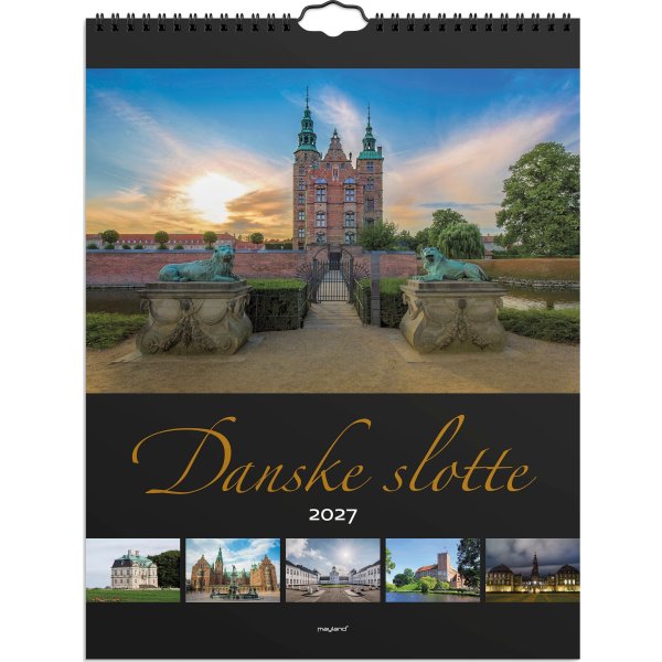 Mayland 2027 Vægkalender, danske slotte