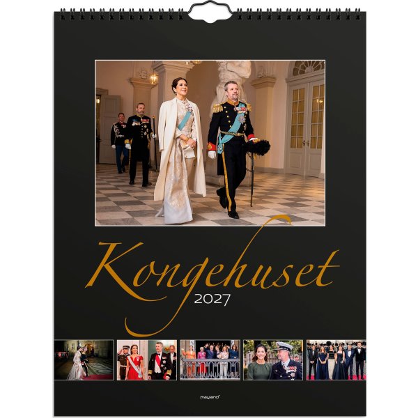 Mayland 2027 Vægkalender, kongehuset
