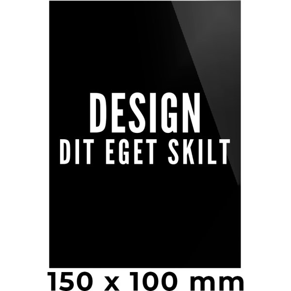 Skilt | Rektangel | 15 x 10 cm