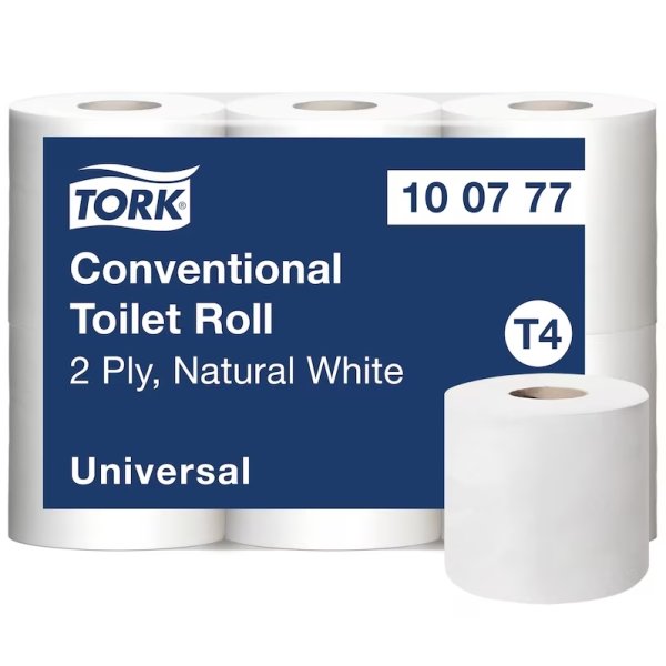 Tork T4 Universal Toiletpapir, 2-lag, 42 rl