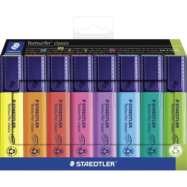 Staedtler Highlighter | 8 farver