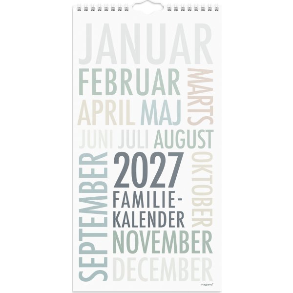 Mayland 2027 Vægkalender, TrendArt