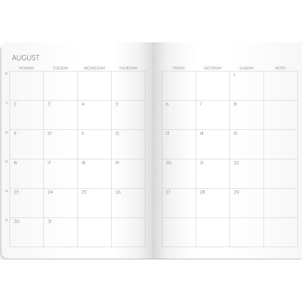 Mayland Kalender 2027, Monthly Planner