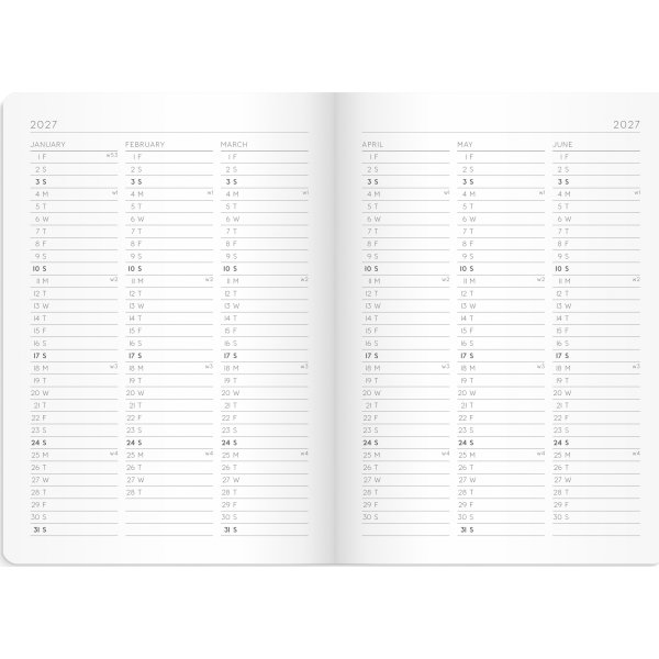Mayland Kalender 2027, Monthly Planner