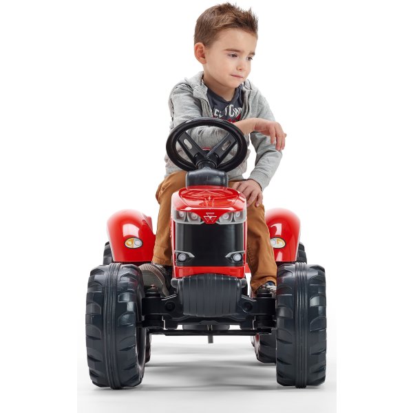 FALK Massey Ferguson traktor m/vogn, rød