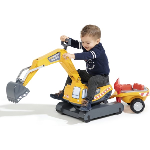 FALK Super Builder gravemaskine m/vogn, gul