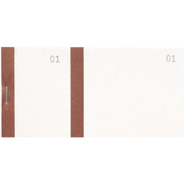 Exacompta Kuponbog, 100 ark, brun