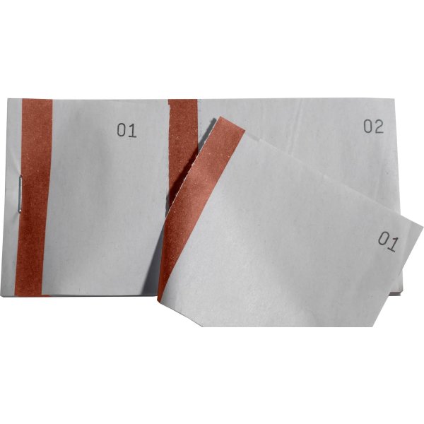 Exacompta Kuponbog, 100 ark, brun