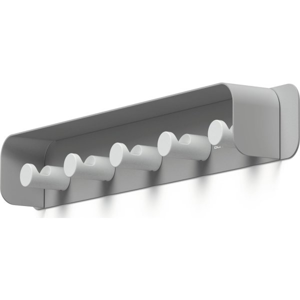 Durable Knagerække m. 5 knager DURASTORE®, grå
