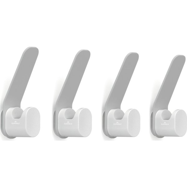 Durable Dobbeltknager, 4 stk, DURASTORE®, grå
